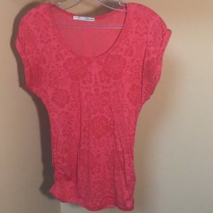 Floral Cuffed Sleeve Blouse